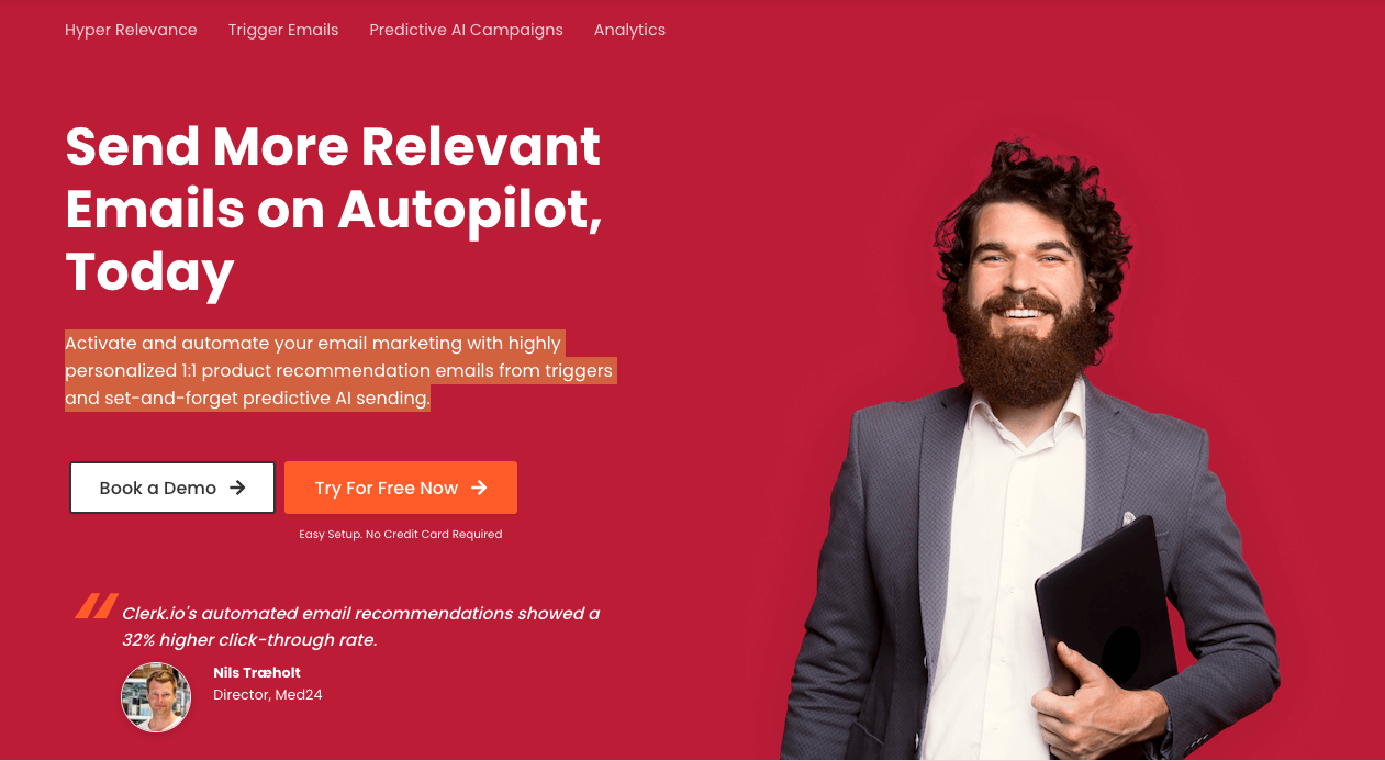 Email - Send more relevant emails on autopilot, today!